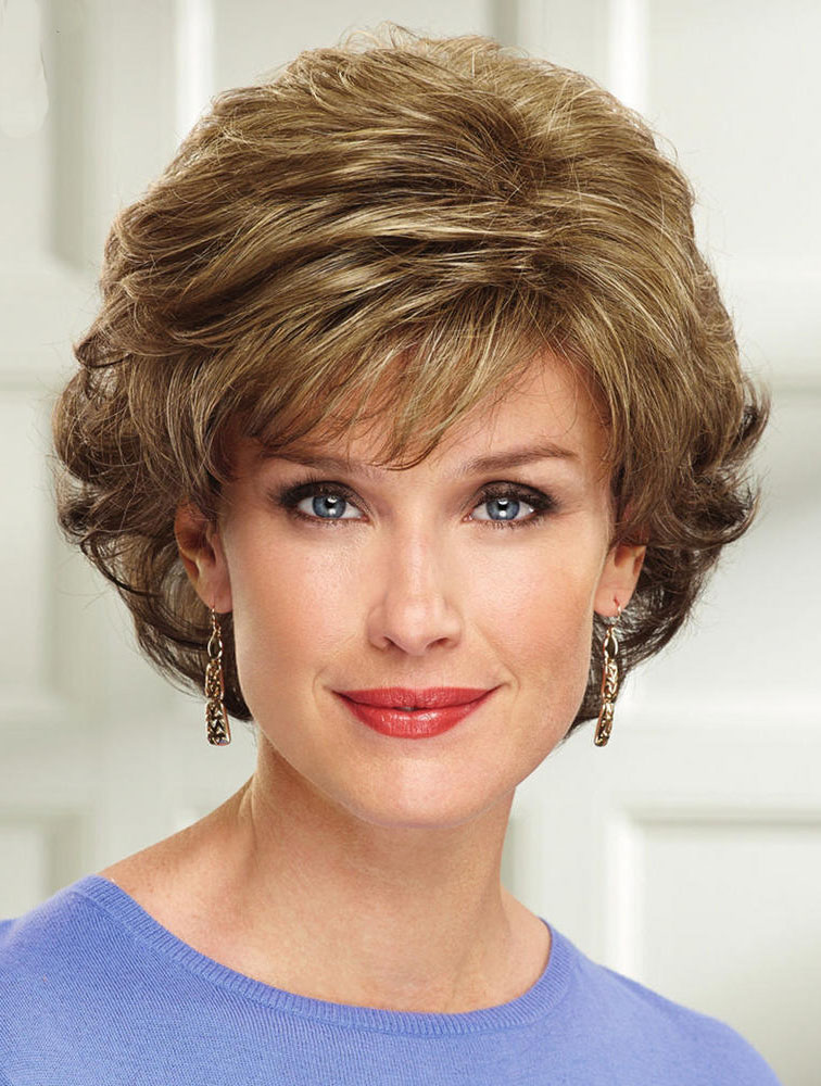 High Quality Chin Length Layered Capless Synthetic Wigs