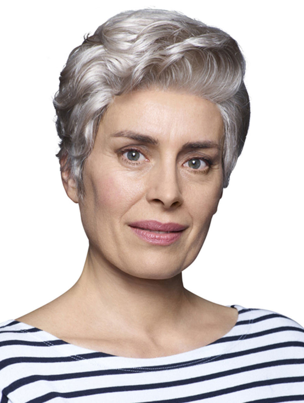 Grey Godiva Wigs Cropped 6" 100 HandTied Synthetic Ladies Grey Wigs